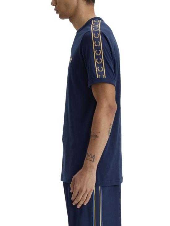 26SS 프레드페리 반팔 티셔츠 FP M4613 57 91A BLUE - FRED PERRY