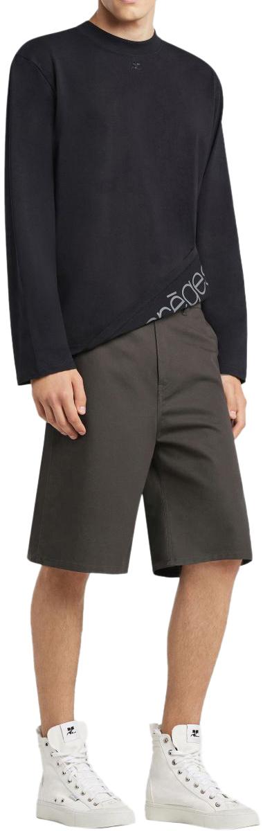 26SS 쿠레쥬 탑 126JTS236JS02409999 BLACK - COURREGES