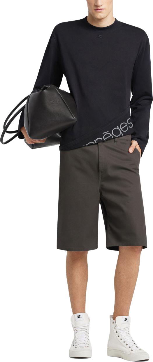 26SS 쿠레쥬 긴팔 티셔츠 126JTS236JS02409999 BLACK - COURREGES