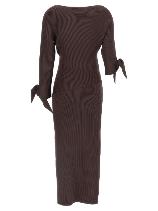 26SS 핑코 롱 원피스 106313A347L78 Brown - PINKO