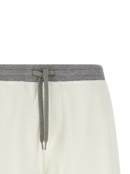 26SS 브루넬로 쿠치넬리 숏팬츠 MR8313375GCTQ27 White - BRUNELLO CUCINELLI