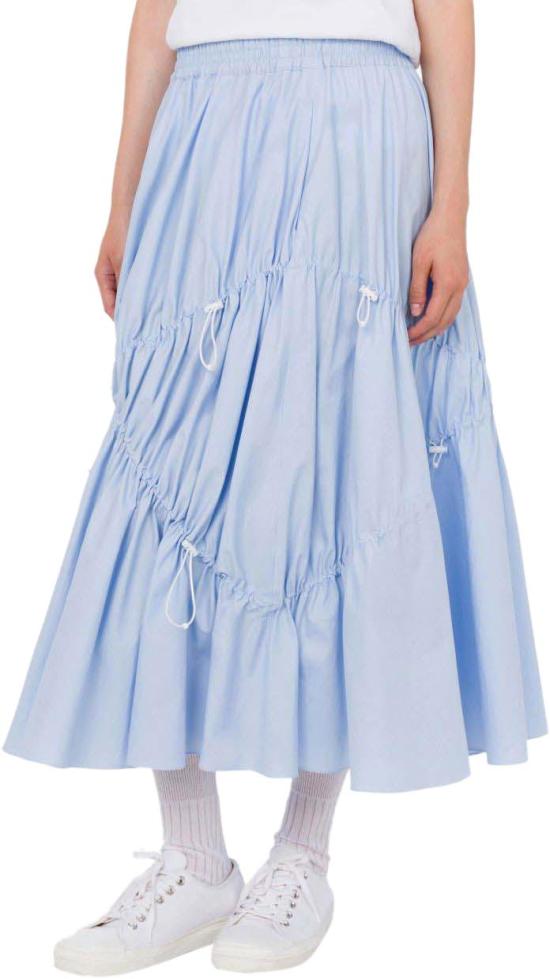 26SS 모스키노 미디 스커트 A010605311293 BLUE - MOSCHINO