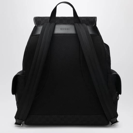 26SS 구찌 GG 캔버스 라지 백팩 854740FAFGK Black - GUCCI