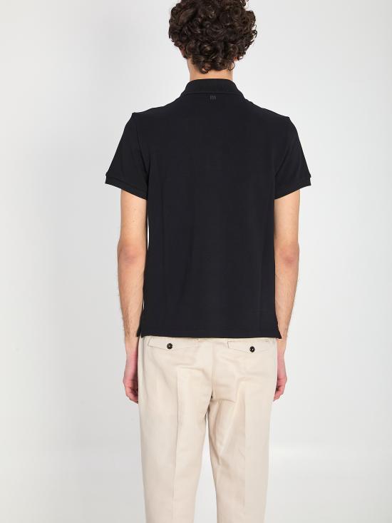 26SS 아미 스몰 하트 로고 폴로 티셔츠 HPL411 BLACK - AMI