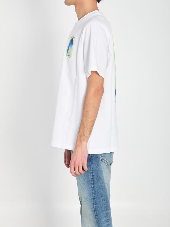 26SS 카사블랑카 반팔 티셔츠 SS26JTS001 WHITE - CASABLANCA