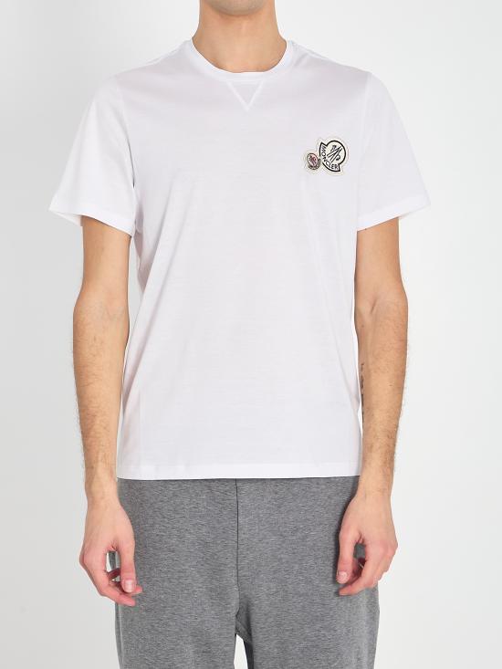 26SS 몽클레어 반팔 티셔츠 L10918C00068 WHITE