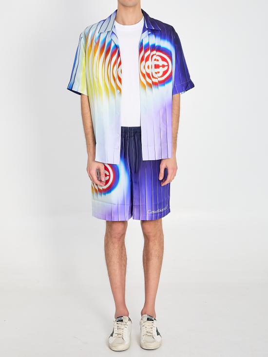 26SS 카사블랑카 긴팔 셔츠 SS26SH003 BLUE - CASABLANCA