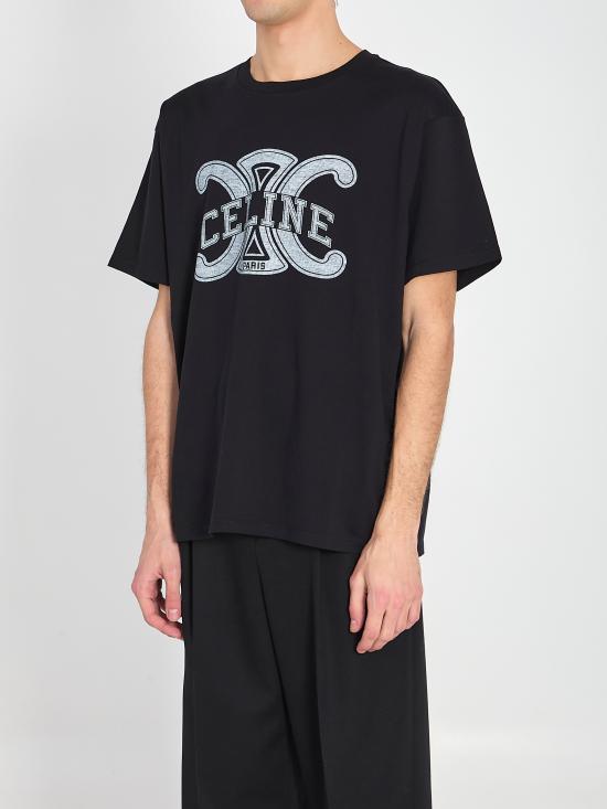 26SS 셀린느 반팔 티셔츠 RX0BO671Q BLACK - CELINE