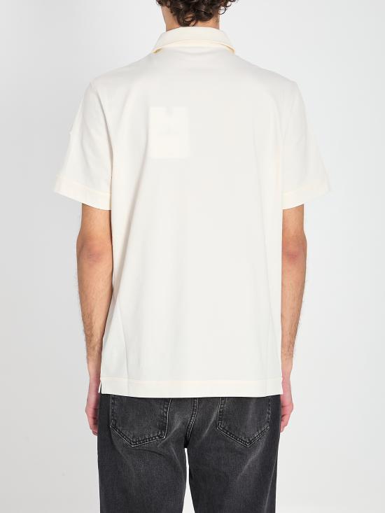 26SS 몽클레어 폴로 티셔츠 L10918A00029 CREAM - MONCLER