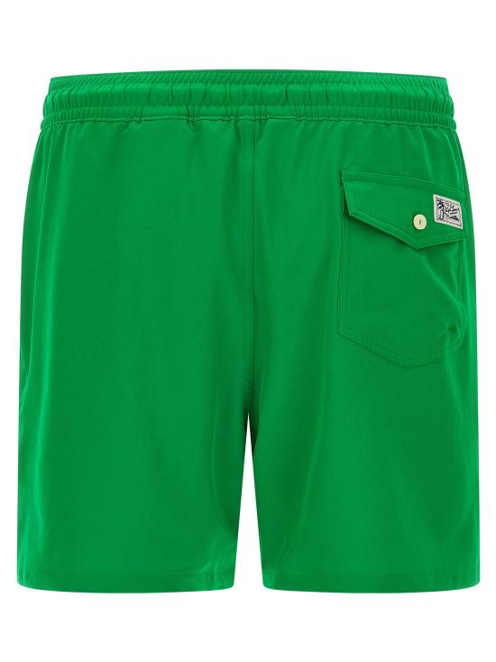 26SS 폴로 랄프로렌 포니 자수 스윔 쇼츠 710957782508 Green - POLO RALPH LAUREN