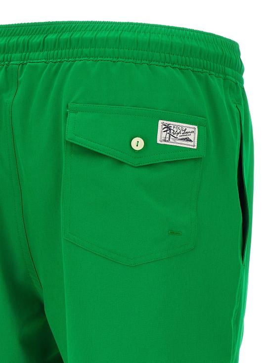 26SS 폴로 랄프로렌 포니 자수 스윔 쇼츠 710957782508 Green - POLO RALPH LAUREN