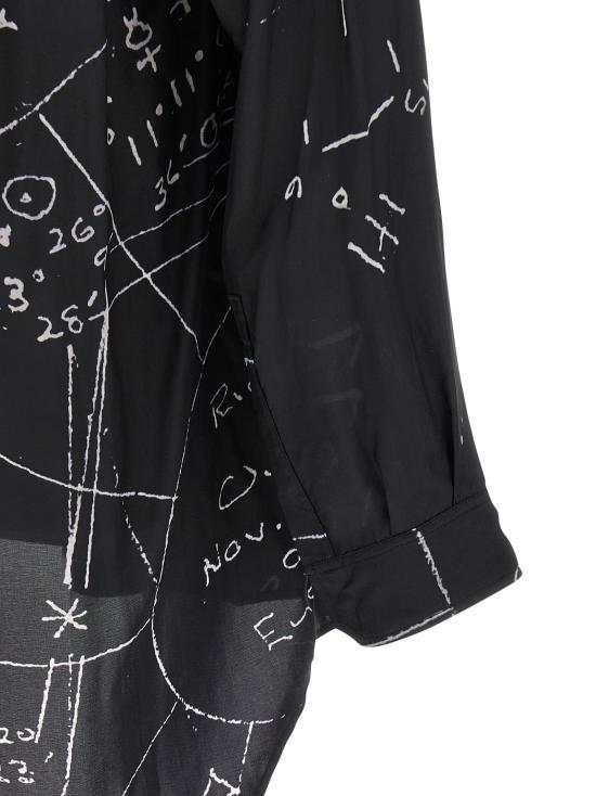 26SS 릭 오웬스 긴팔 셔츠 RU01F2295KP109 Black - RICK OWENS