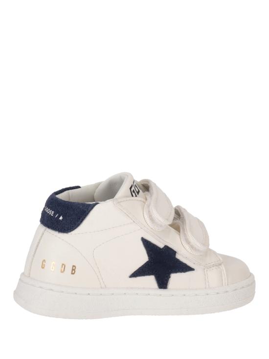 26SS [주니어] 골든구스 JUNE 준 벨크로 스니커즈 GJF00386F003322 10357 WHITE DARK BLUE