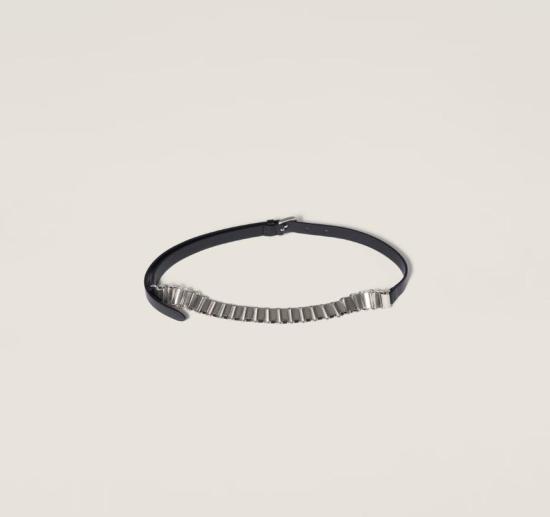 26SS 미우미우 레귤러 벨트 5CC7052IBW F0632 NERO 1