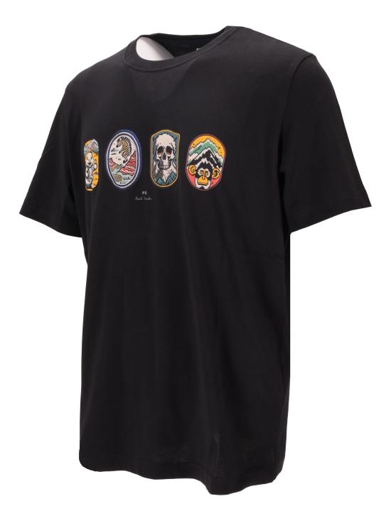 26FW 폴 스미스 지브라 패치 반팔 M2R011RTP5412 79 BLACK - PAUL SMITH