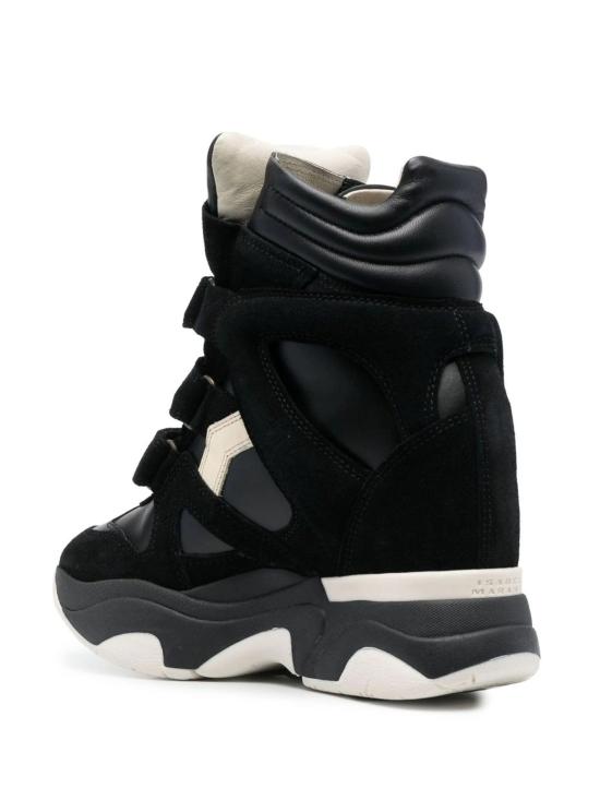 26FW 이자벨마랑 발스키 하이탑 스웨이드 웨지 스니커즈 BK0009FAA1E17S 01BK BLACK - ISABEL MARANT