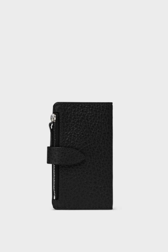 26SS 마르지엘라 포 스티치 지퍼 지갑 SA1VX0019P4455 T8013 BLACK - MAISON MARGIELA