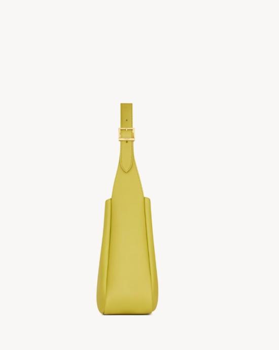 26SS 생로랑 LE 5 A 7 서플 그레인드 레더 스몰백 850533AAAUQ 3987 WILD LIME - SAINT LAURENT