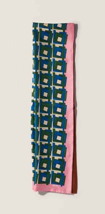 26SS 미우미우 머플러/스카프 5FF0652IG3 F05AG ROSA ALLORO