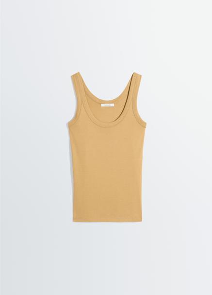 26SS 르메르 저지 탱크탑 TS0001LJ1016 YE550 OCHRE