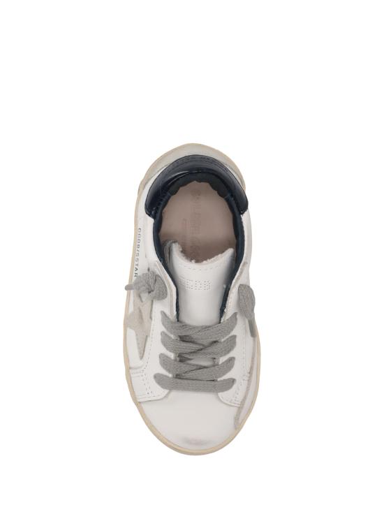 26SS [주니어] 골든구스 스니커즈 GJF00102F000414 10303 WHITE ICE NAVY BLUE - GOLDEN GOOSE