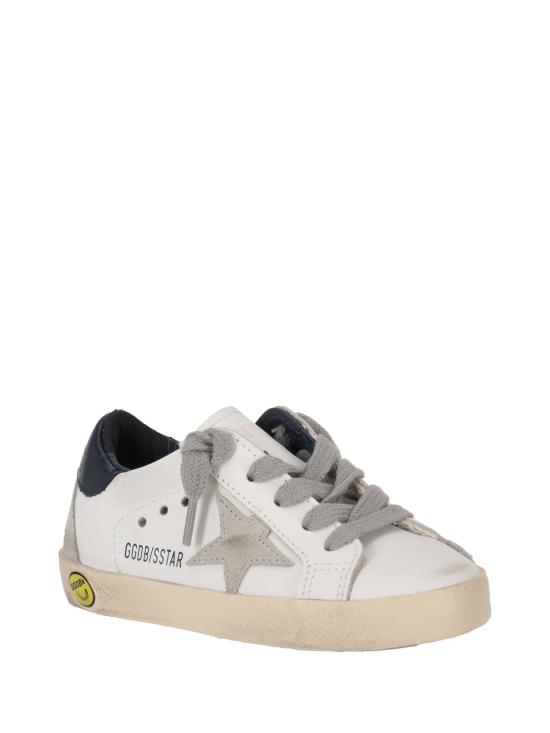 26SS [주니어] 골든구스 스니커즈 GJF00102F000414 10303 WHITE ICE NAVY BLUE - GOLDEN GOOSE