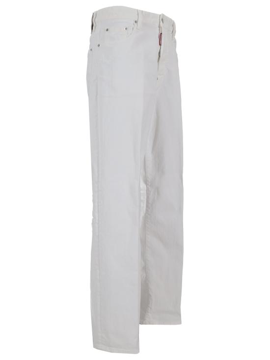 26FW 디스퀘어드2 스트레이트 팬츠 S74LB1718S39781 100 WHITE - DSQUARED2