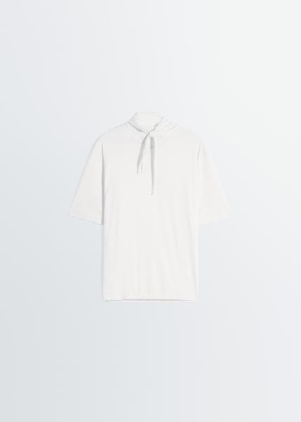 26SS 르메르 저지 숄더 티셔츠 TS0030LJ1018 WH048 LIGHT CREAM