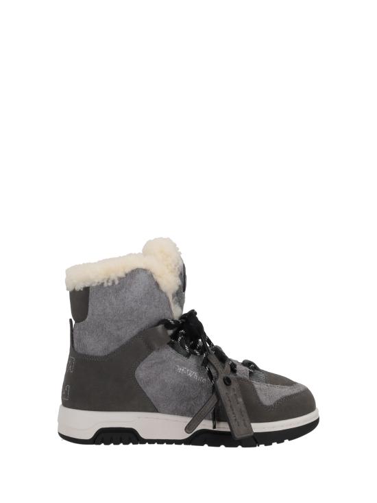 25FW 오프화이트 부츠 OWIY001F25LEA001 6512 CENERE HAVANA BLACK