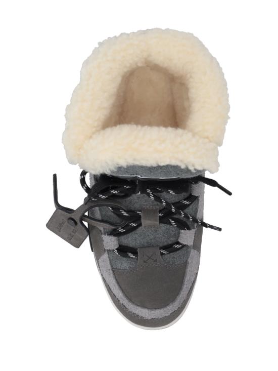 25FW 오프화이트 부츠 OWIY001F25LEA001 6512 CENERE HAVANA BLACK - OFF WHITE