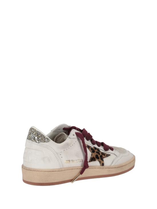 26SS 골든구스 포니 레오파드 스타 볼스타 스니커즈 GWF00117F008068 12382 WHITE GREY HORSY PLATINUM - GOLDEN GOOSE