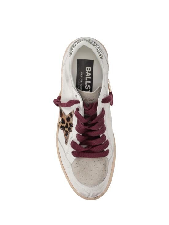 26SS 골든구스 포니 레오파드 스타 볼스타 스니커즈 GWF00117F008068 12382 WHITE GREY HORSY PLATINUM - GOLDEN GOOSE