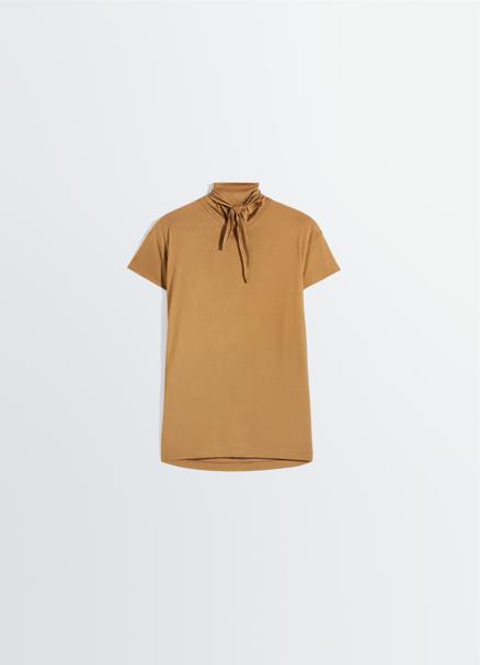 26SS 르메르 반팔 풀라드 탑 TS0020LJ1049 BR426 CINNAMON BROWN