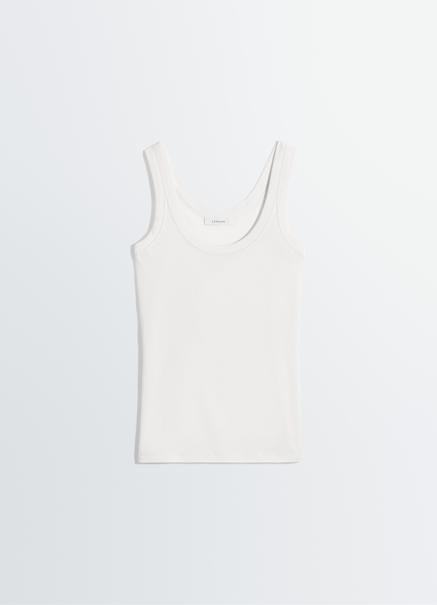 26SS 르메르 저지 탱크탑 TS0001LJ1016 WH048 LIGHT CREAM