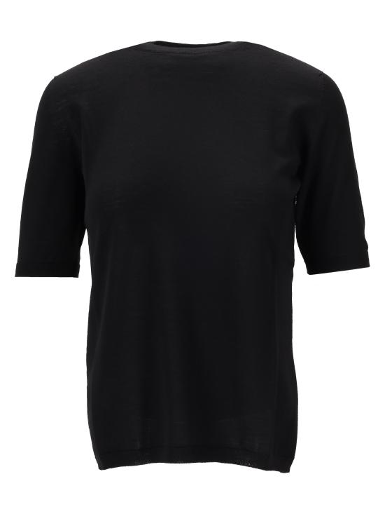 26FW 막스마라 GERICO 버진울 반소매 니트 탑 2521366161600GERICO 002 NERO