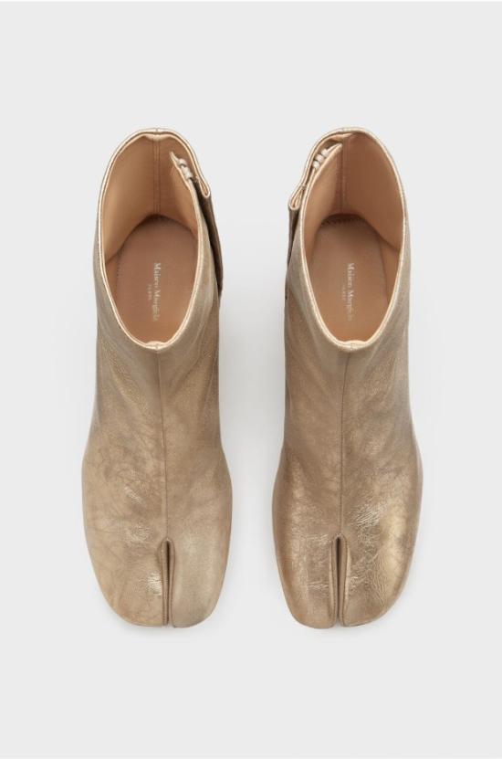 26SS 마르지엘라 타비 앵클 부츠 S58WU0246P7453 HB127 CREAM GOLD - MAISON MARGIELA