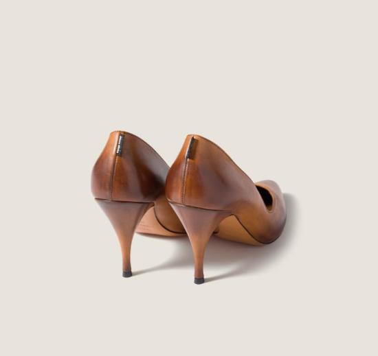 26SS 미우미우 힐/펌프스 5I546EFA085537 F0046 COGNAC - MIU MIU