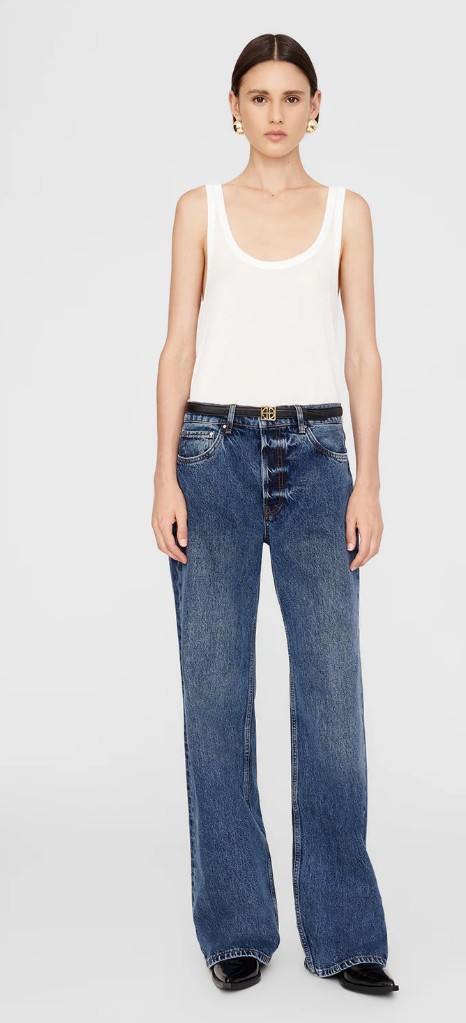 26SS 애니빙 스트레이트 팬츠 A061134418 WHD8 WASHED BLUE - ANINE BING