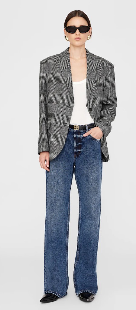 26SS 애니빙 스트레이트 팬츠 A061134418 WHD8 WASHED BLUE - ANINE BING