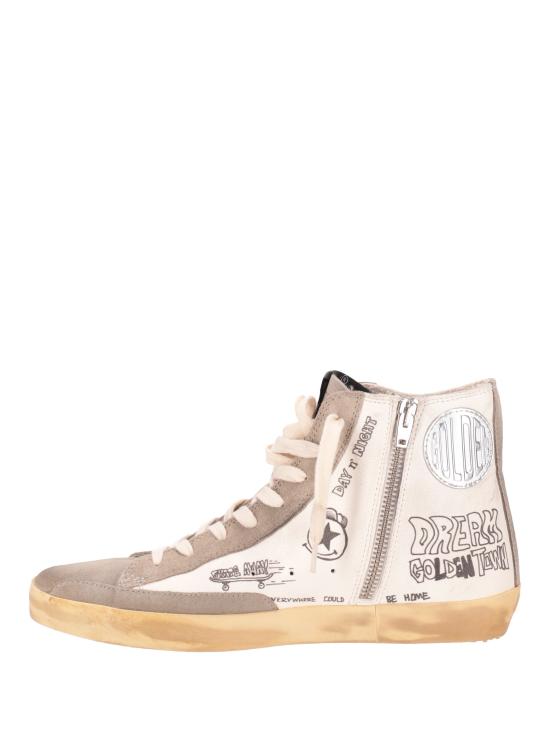 26SS 골든구스 프랜시 스니커즈 GWF00113F003441 81572 WHITE TAUPE BLACK - GOLDEN GOOSE