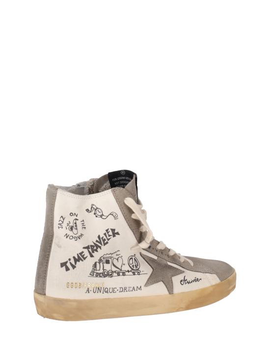 26SS 골든구스 프랜시 스니커즈 GWF00113F003441 81572 WHITE TAUPE BLACK - GOLDEN GOOSE