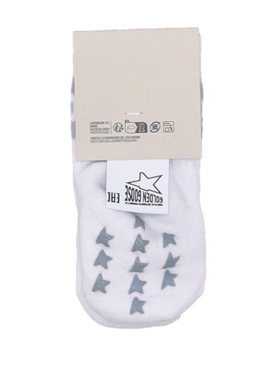 26SS [키즈] 골든구스 발목 양말 GBP01440P001134 50913 SUBDUED BLUE OLD WHITE - GOLDEN GOOSE