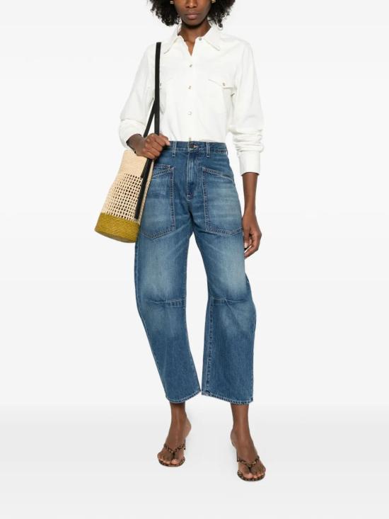 26SS 닐리로탄 스트레이트 팬츠 10193W1451WASH AZUL - NILI LOTAN