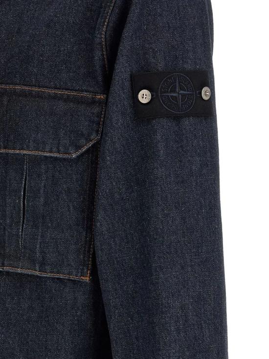 26SS 스톤 아일랜드 긴팔 셔츠 1200002S00J7VJ201 AZUL - STONE ISLAND