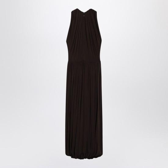 26SS 알라이아 미디 원피스 AA9R2877J050CCO 994 BROWN - ALAIA