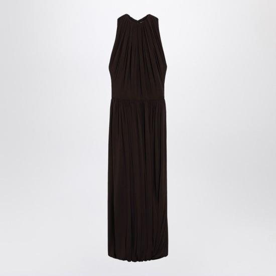 26SS 알라이아 미디 원피스 AA9R2877J050CCO 994 BROWN