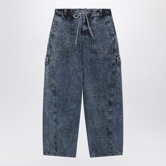 26SS 알라이아 스트레이트 팬츠 AA9P1308T535CDE 524 BLUE