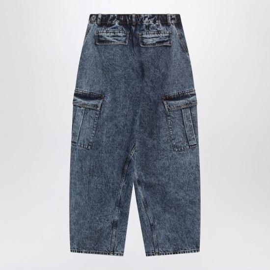 26SS 알라이아 스트레이트 팬츠 AA9P1308T535CDE 524 BLUE - ALAIA