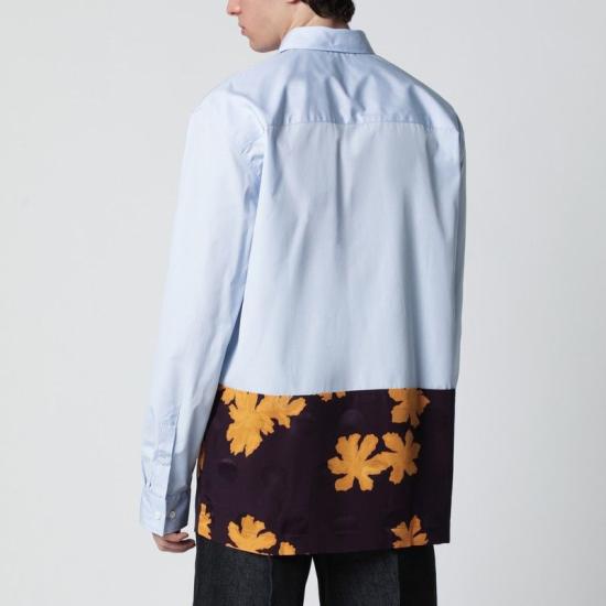 26SS 드리스 반 노튼 긴팔 셔츠 207143314 514 LIGHT BLUE - DRIES VAN NOTEN