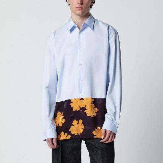 26SS 드리스 반 노튼 긴팔 셔츠 207143314 514 LIGHT BLUE